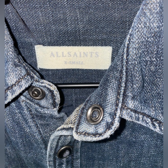 All Saints Other - *PRICE DROP* ALLSAINTS Denim Button Down - Pearl Snaps